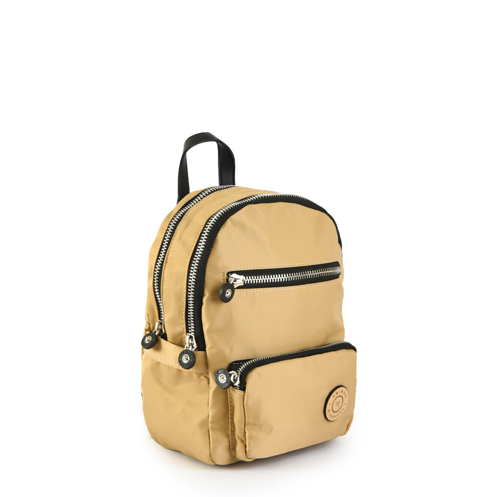 Mochila nala pequeña beige
