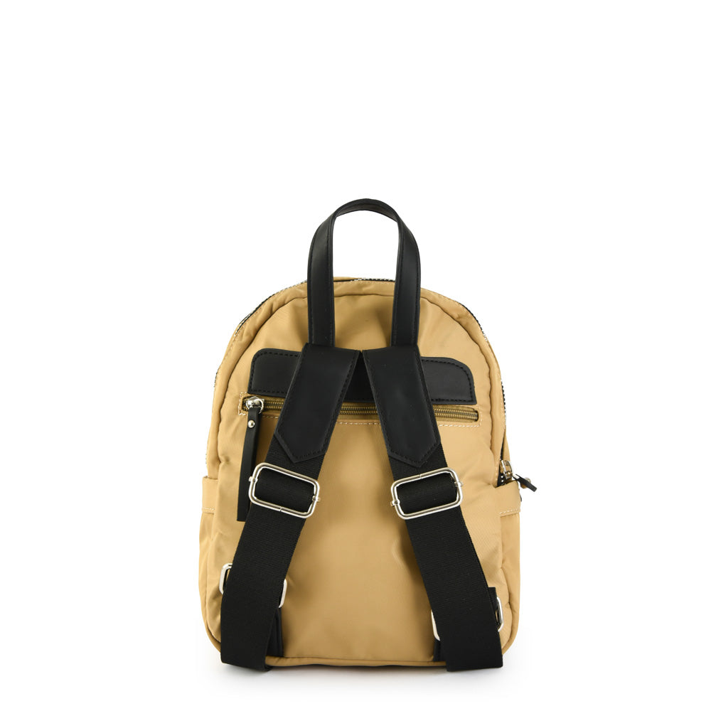 Mochila nala pequeña beige