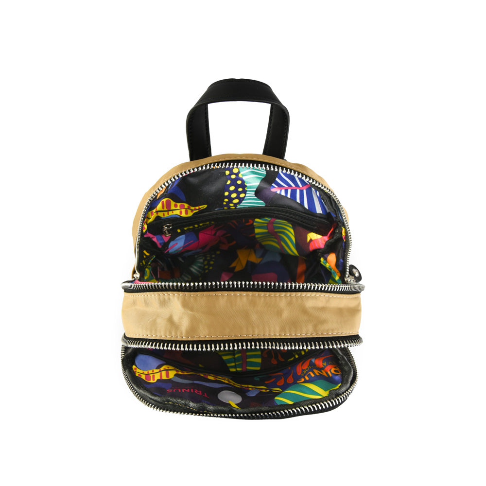 Mochila nala pequeña beige