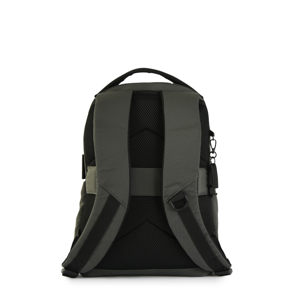 Mochila porta notebook keanu grande gris oscuro