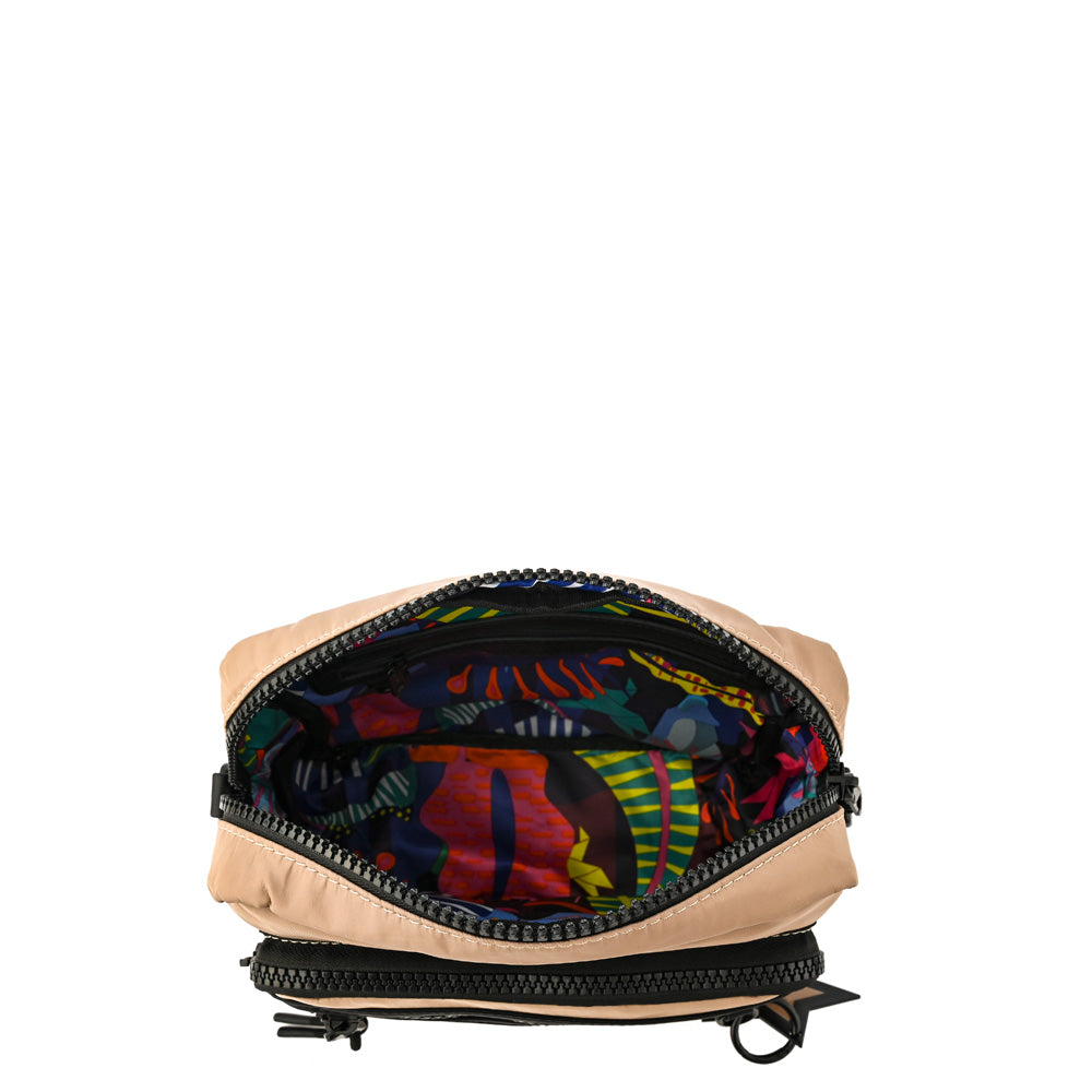 Cartera bandolera whitney mediana beige