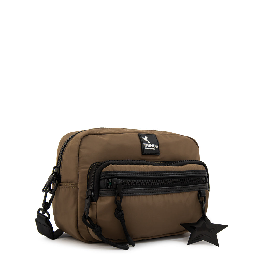 Cartera bandolera whitney mediana verde oliva