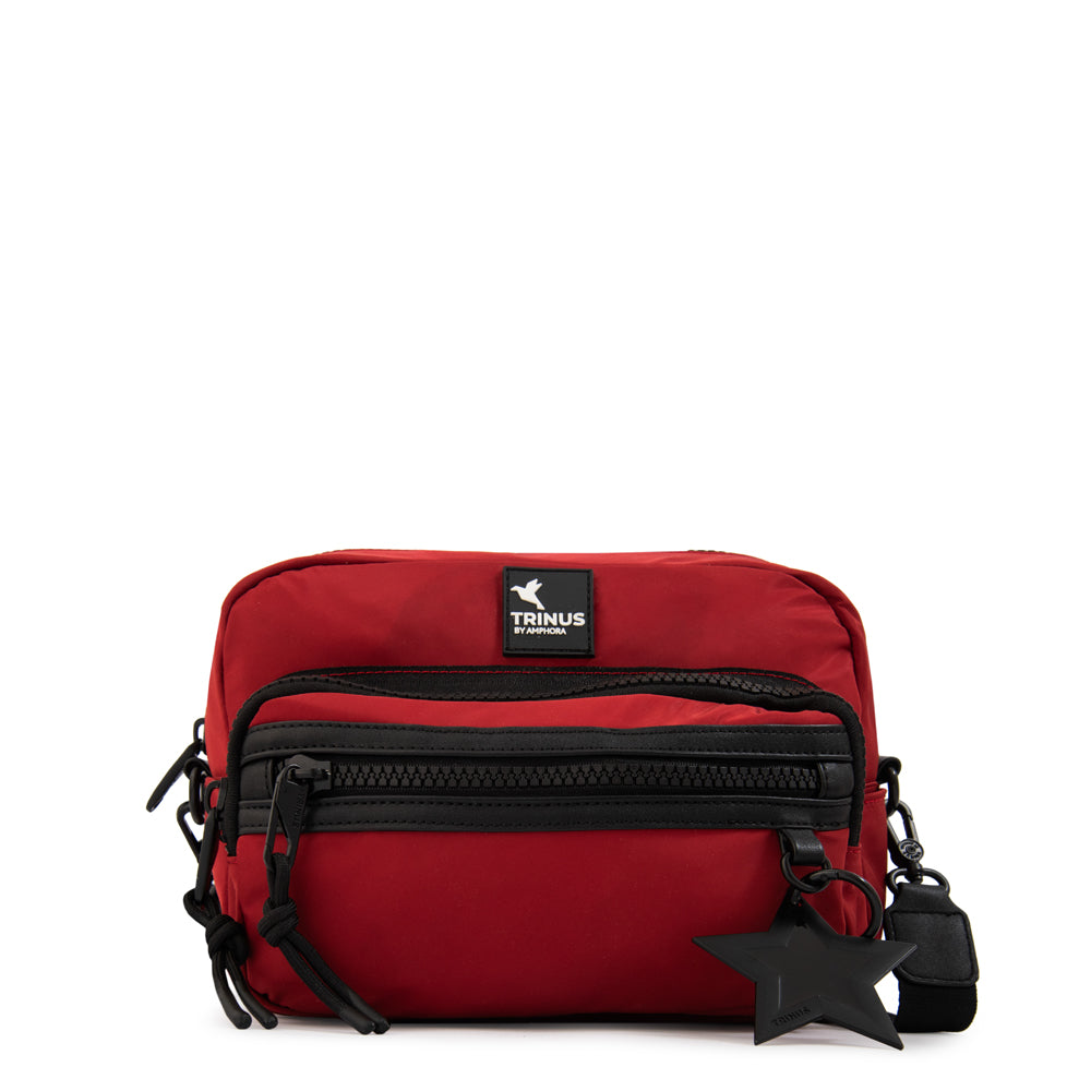 Cartera bandolera whitney mediana rojo
