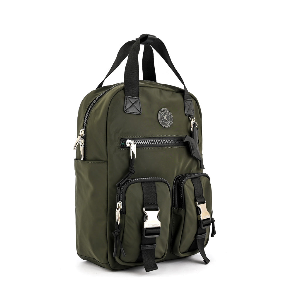 Mochila Porta Notebook Grande Patsy Verde Oliva