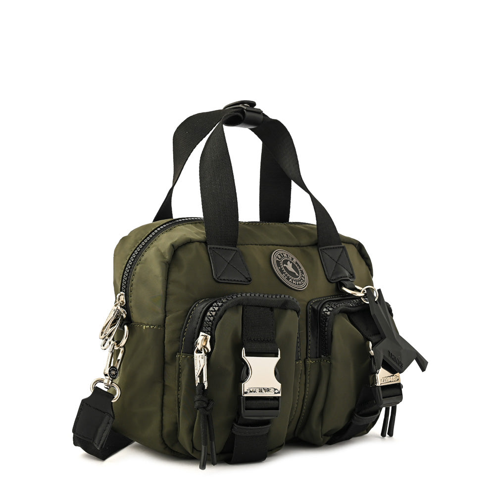 Cartera bandolera patsy mediana verde oliva