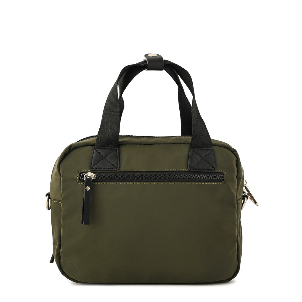 Cartera bandolera patsy mediana verde oliva