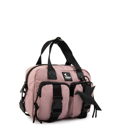 Cartera bandolera patsy mediana rosa viejo