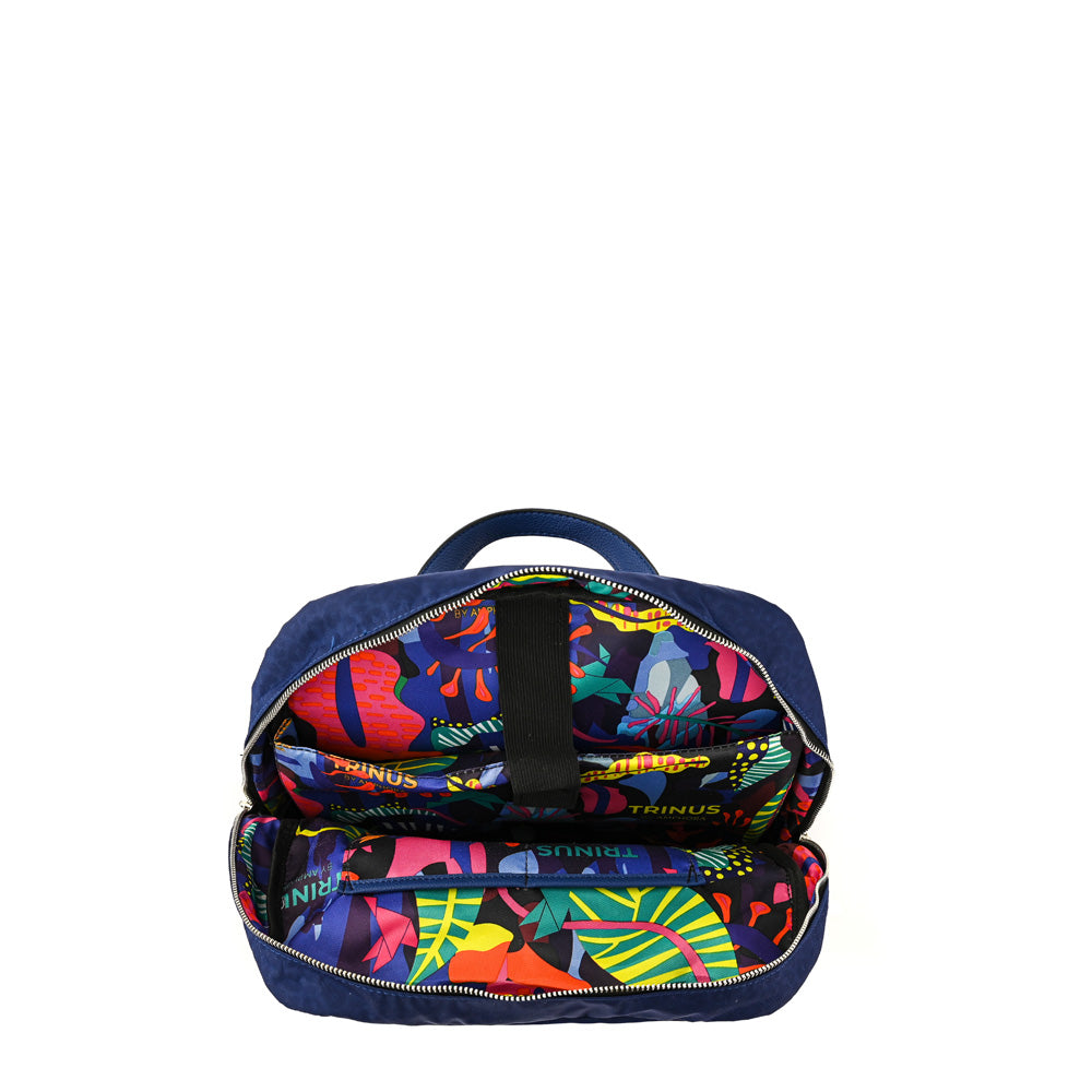 Mochila porta notebook oliana grande azul electrico