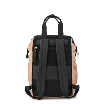 Mochila porta notebook grande alma beige