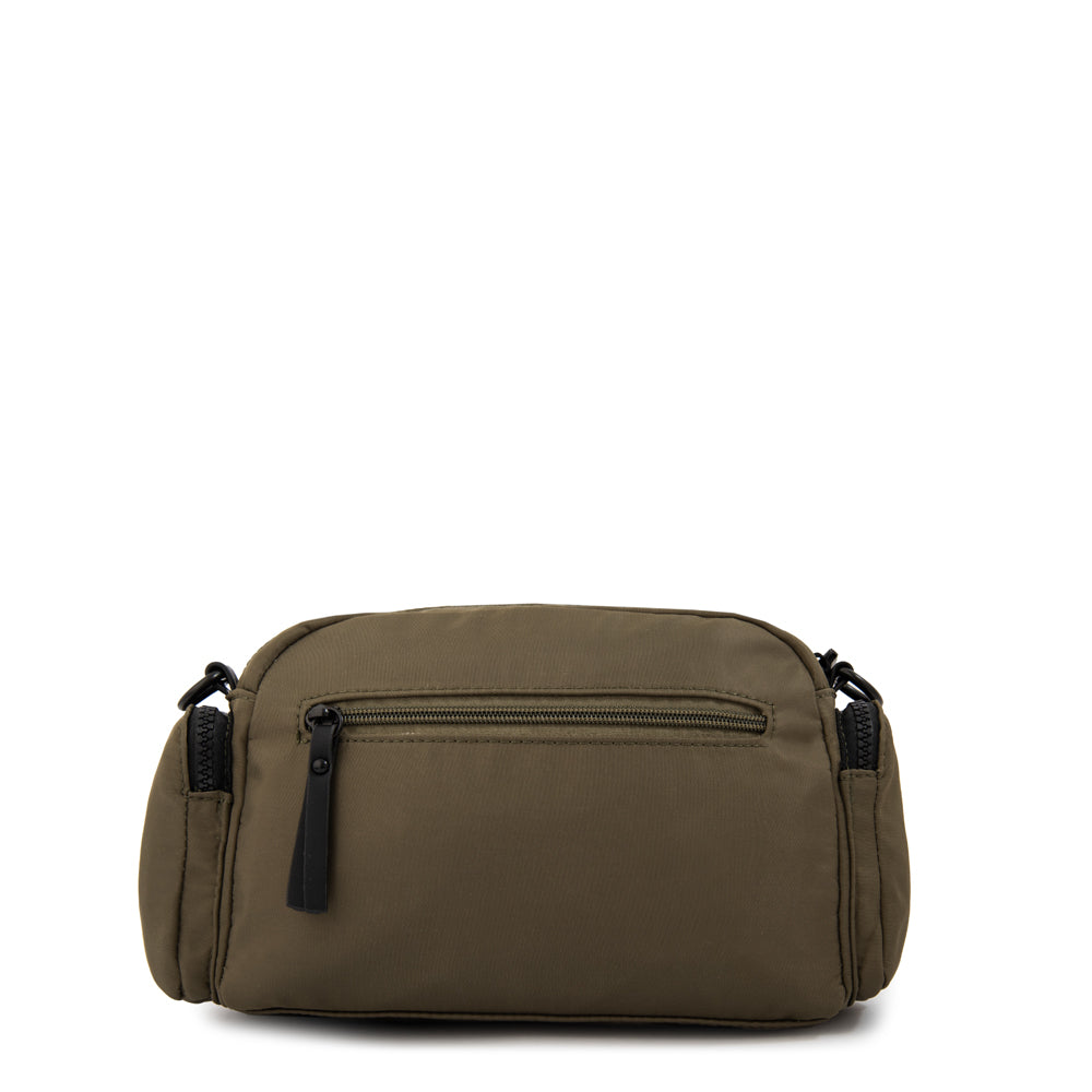 Cartera bandolera mediana lorenza verde oliva