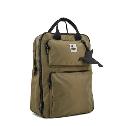 Mochila porta notebook grande lorenza verde oliva