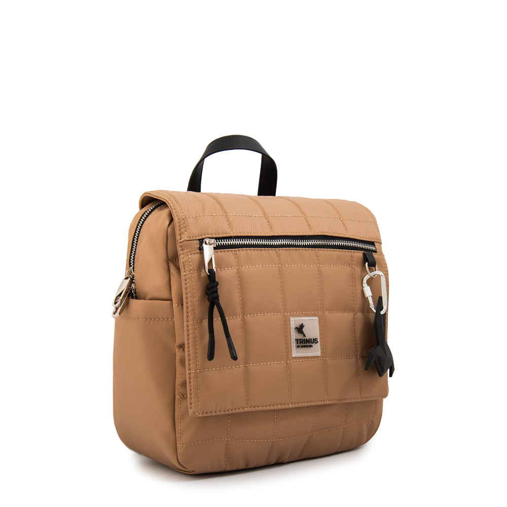 Mochila mochila belina mediana beige oscuro