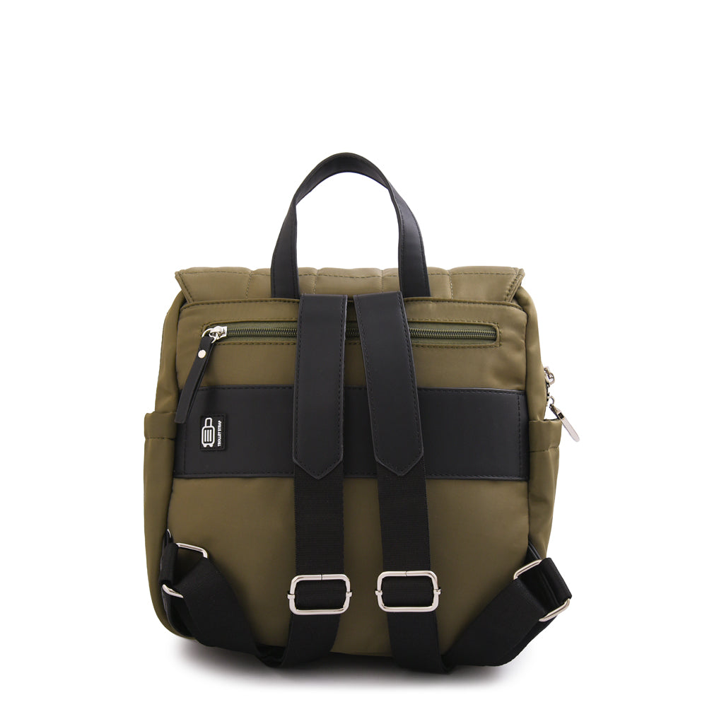 Mochila mochila belina mediana verde oliva