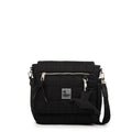 Cartera bandolera con tapa mediana belina negro