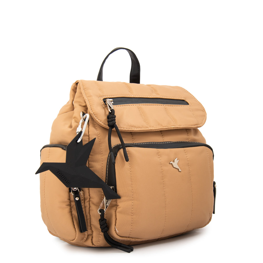 Mochila lizel beige oscuro