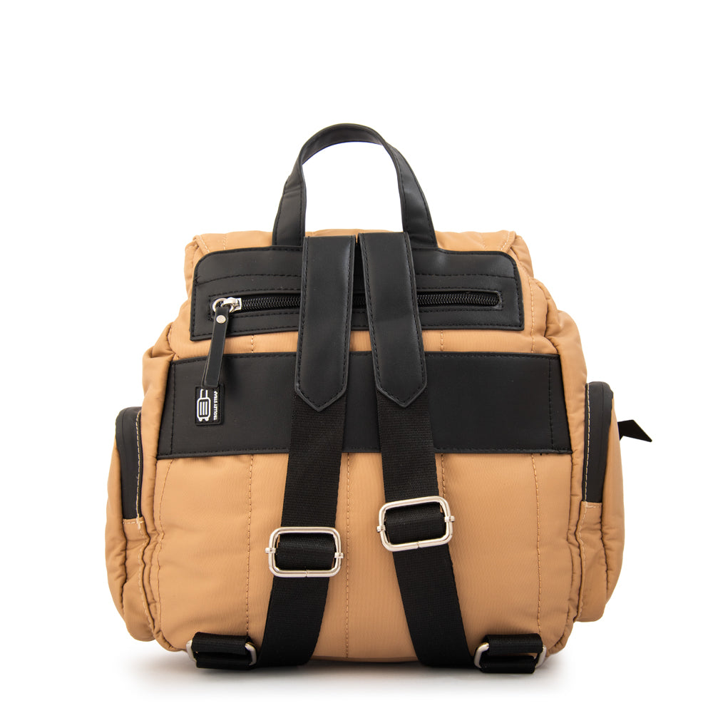 Mochila lizel beige oscuro