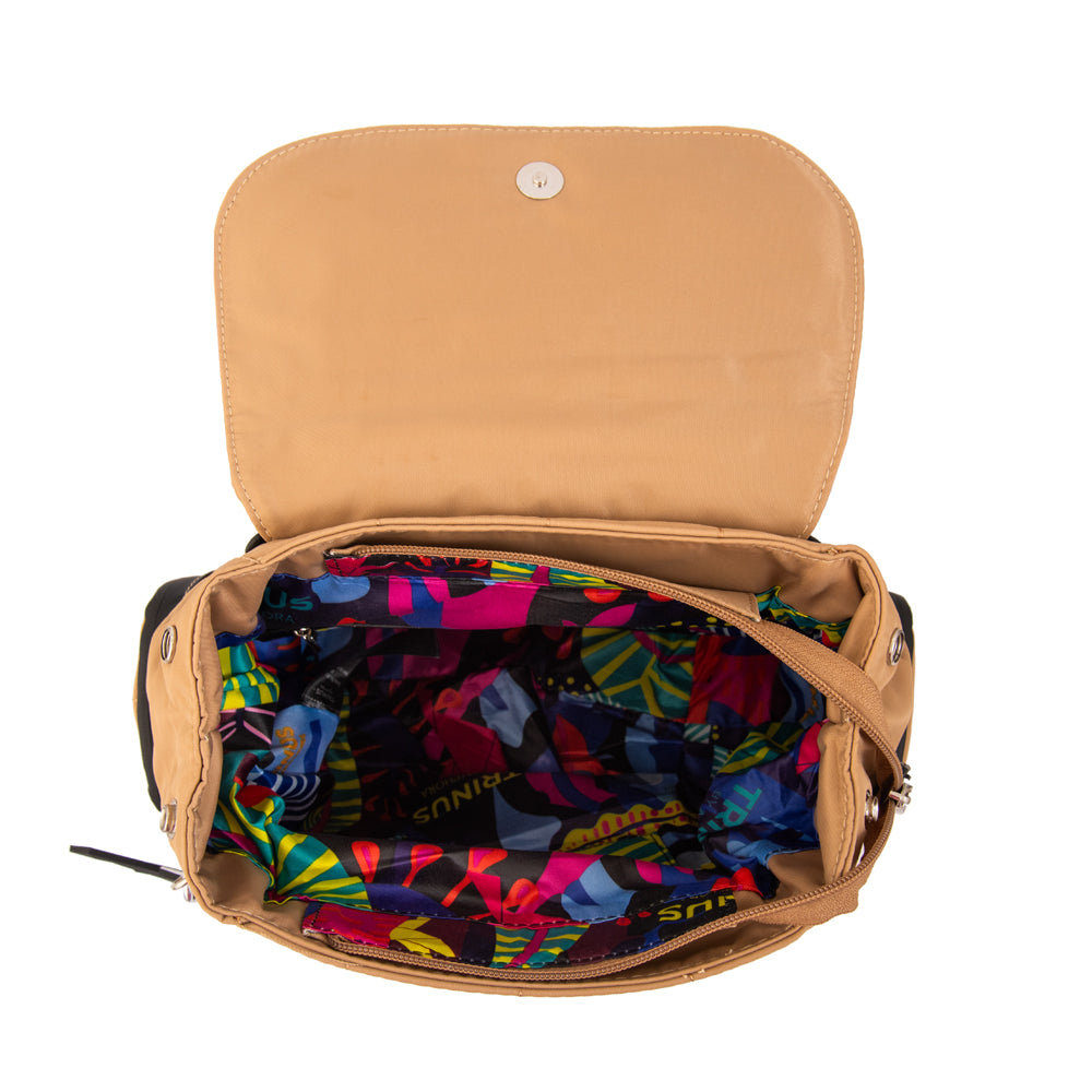 Mochila lizel beige oscuro