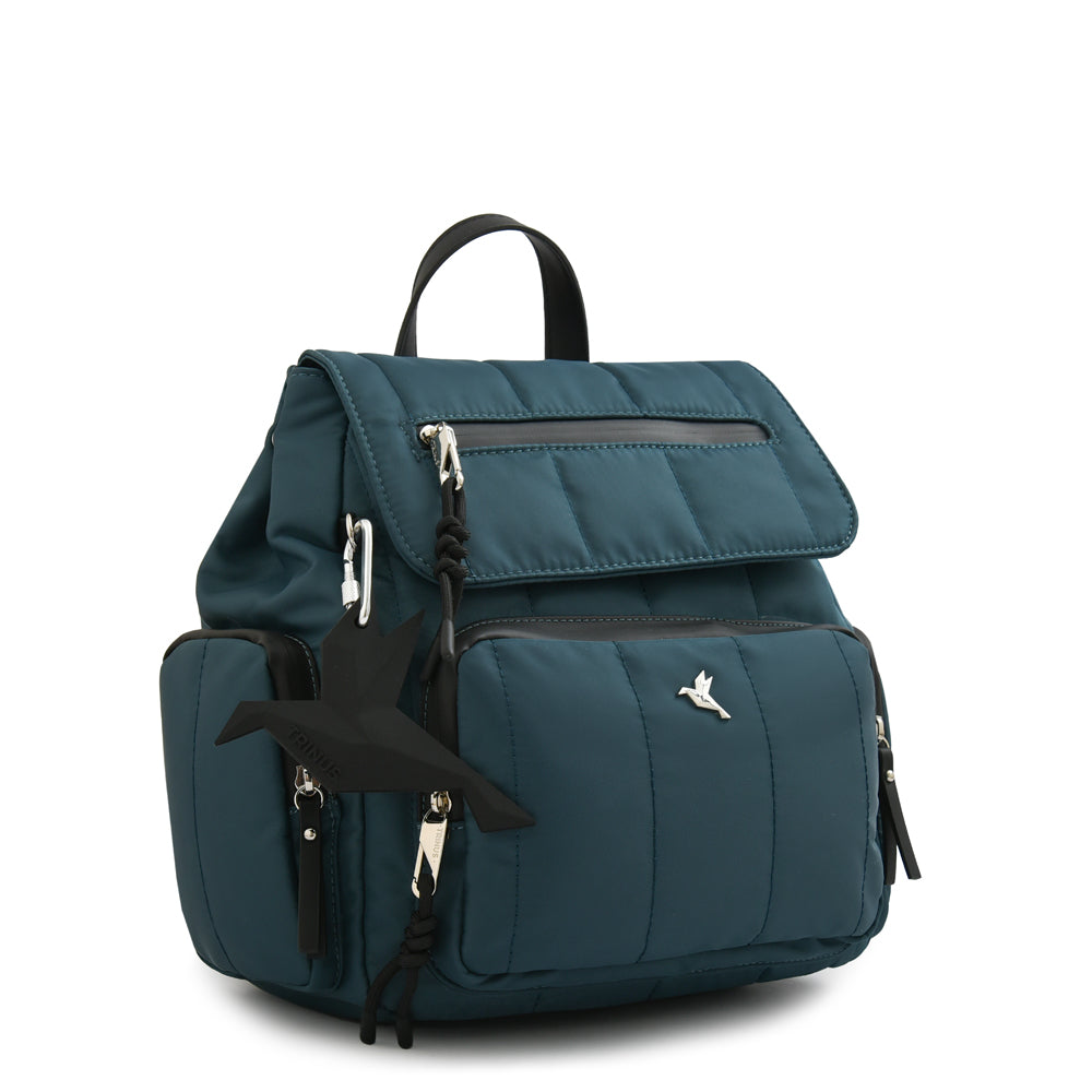 Mochila lizel mediana petroleo oscuro