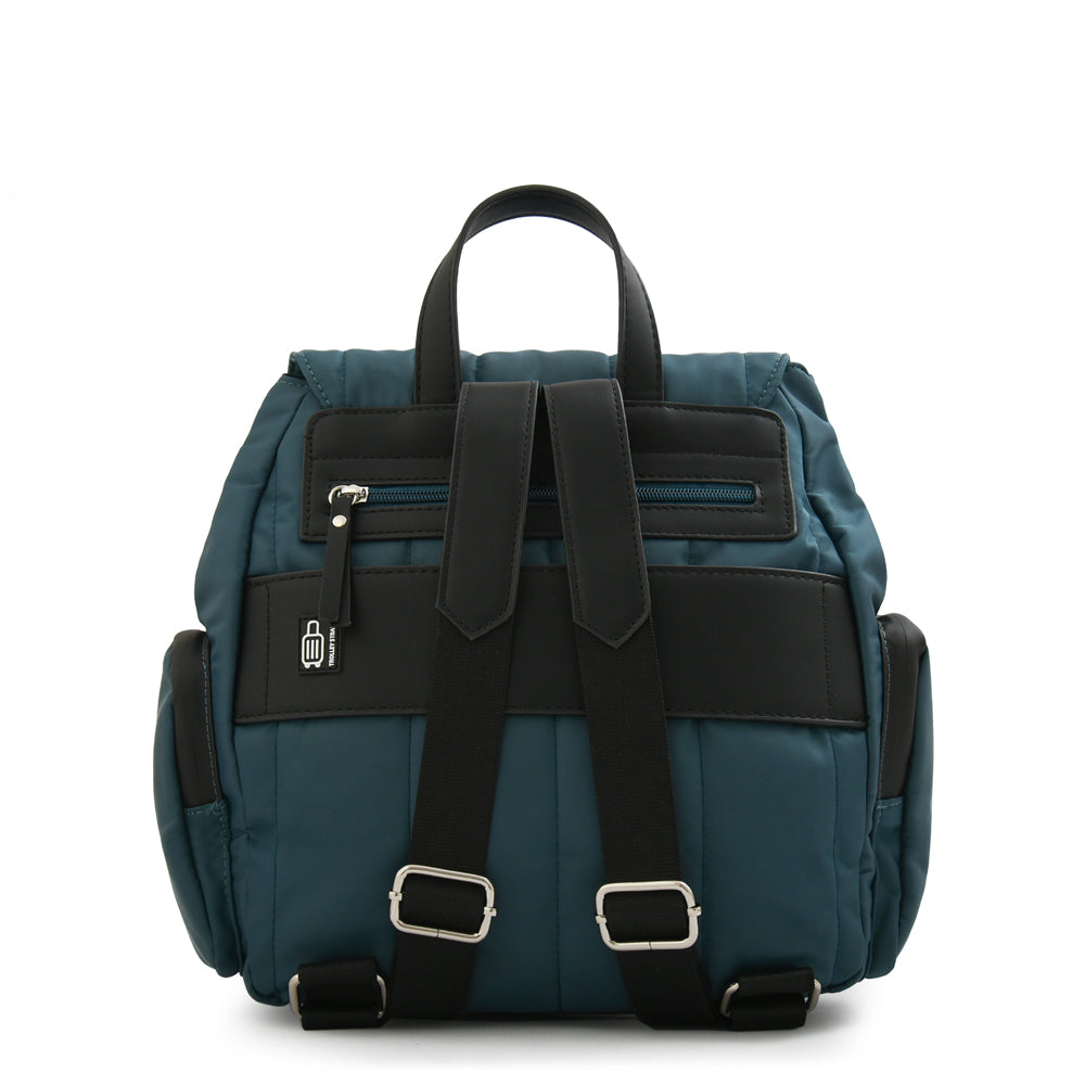 Mochila lizel mediana petroleo oscuro