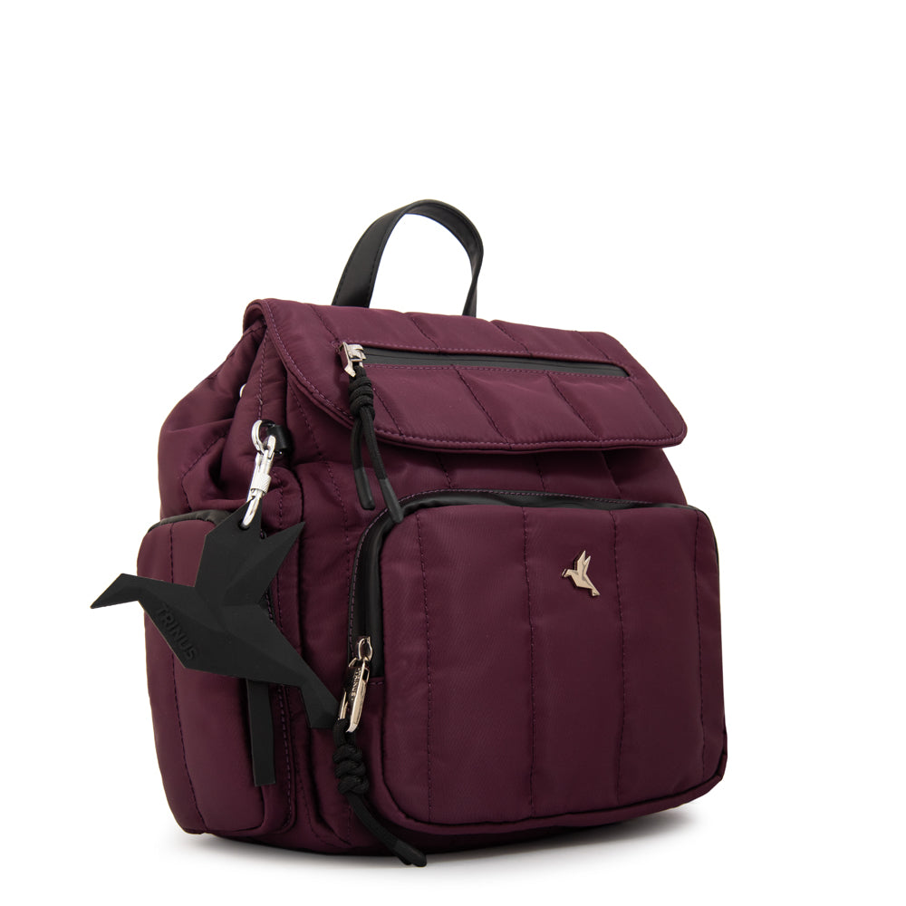 Mochila lizel mediana burdeo
