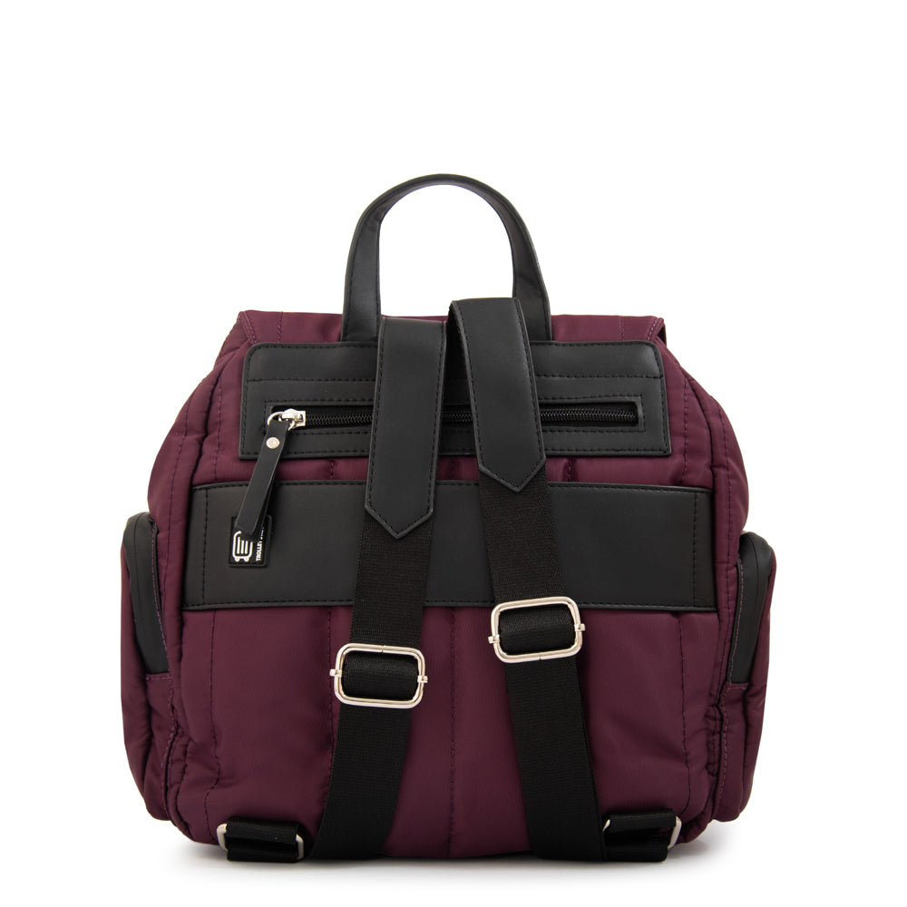 Mochila lizel mediana burdeo