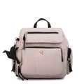 Mochila lizel mediana blanco crudo