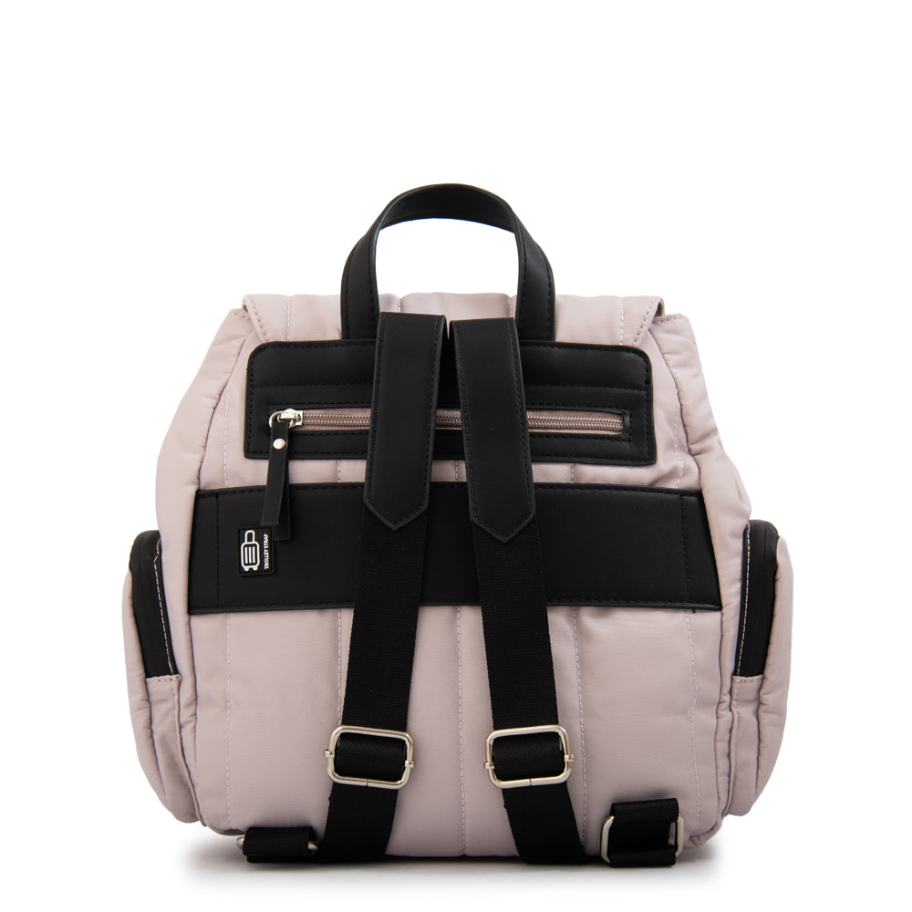 Mochila lizel mediana blanco crudo