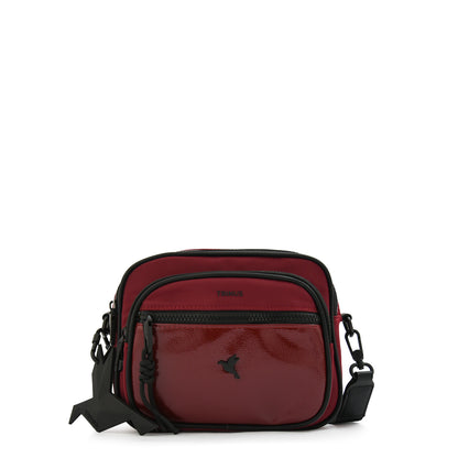 Cartera Bandolera mediana carina burdeo