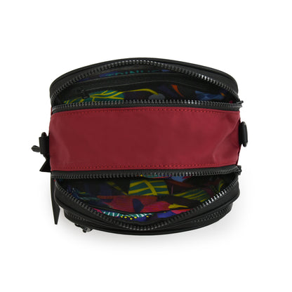 Cartera Bandolera mediana carina burdeo