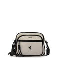 Cartera bandolera bandolera carina mediana gris claro