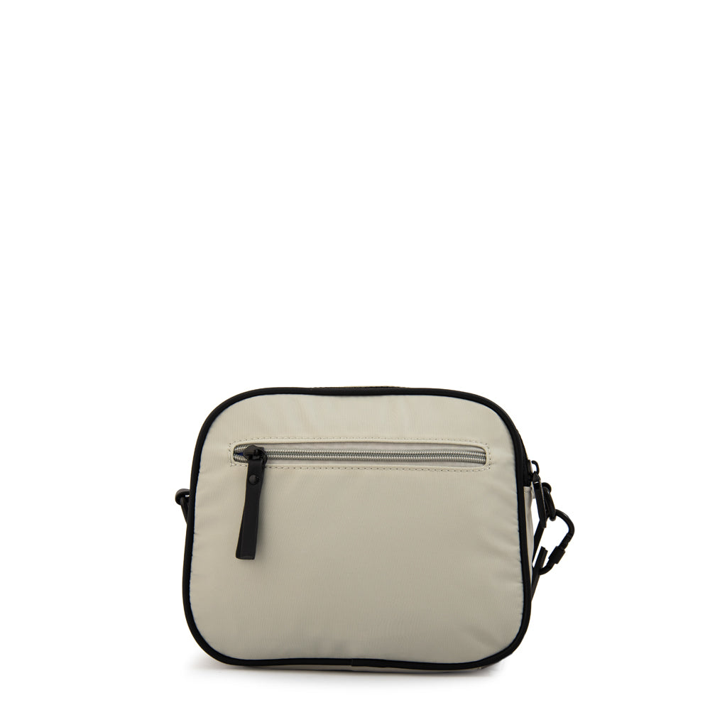 Cartera bandolera bandolera carina mediana gris claro
