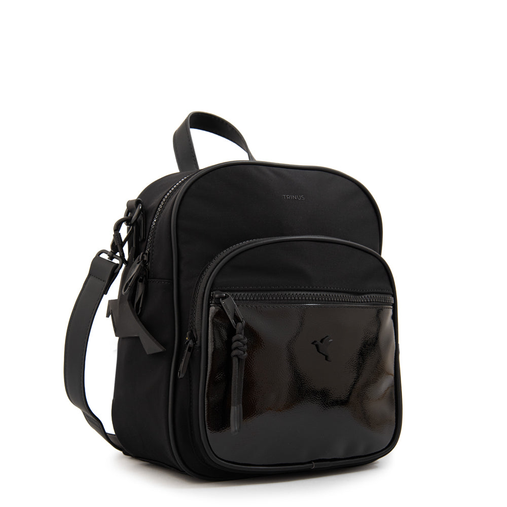 Mochila mochila carina mediana negro