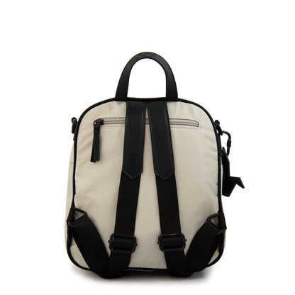 Mochila mediana carina gris claro