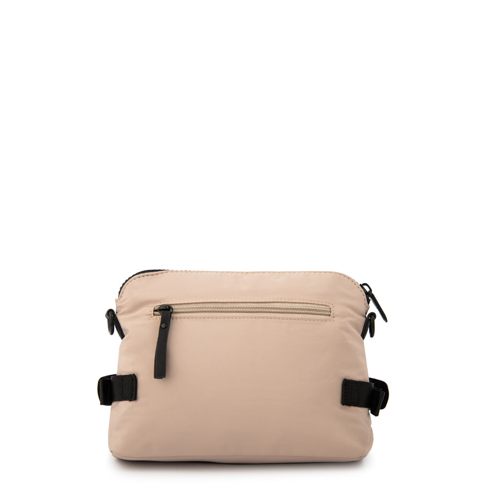 Cartera bandolera regina mediana beige
