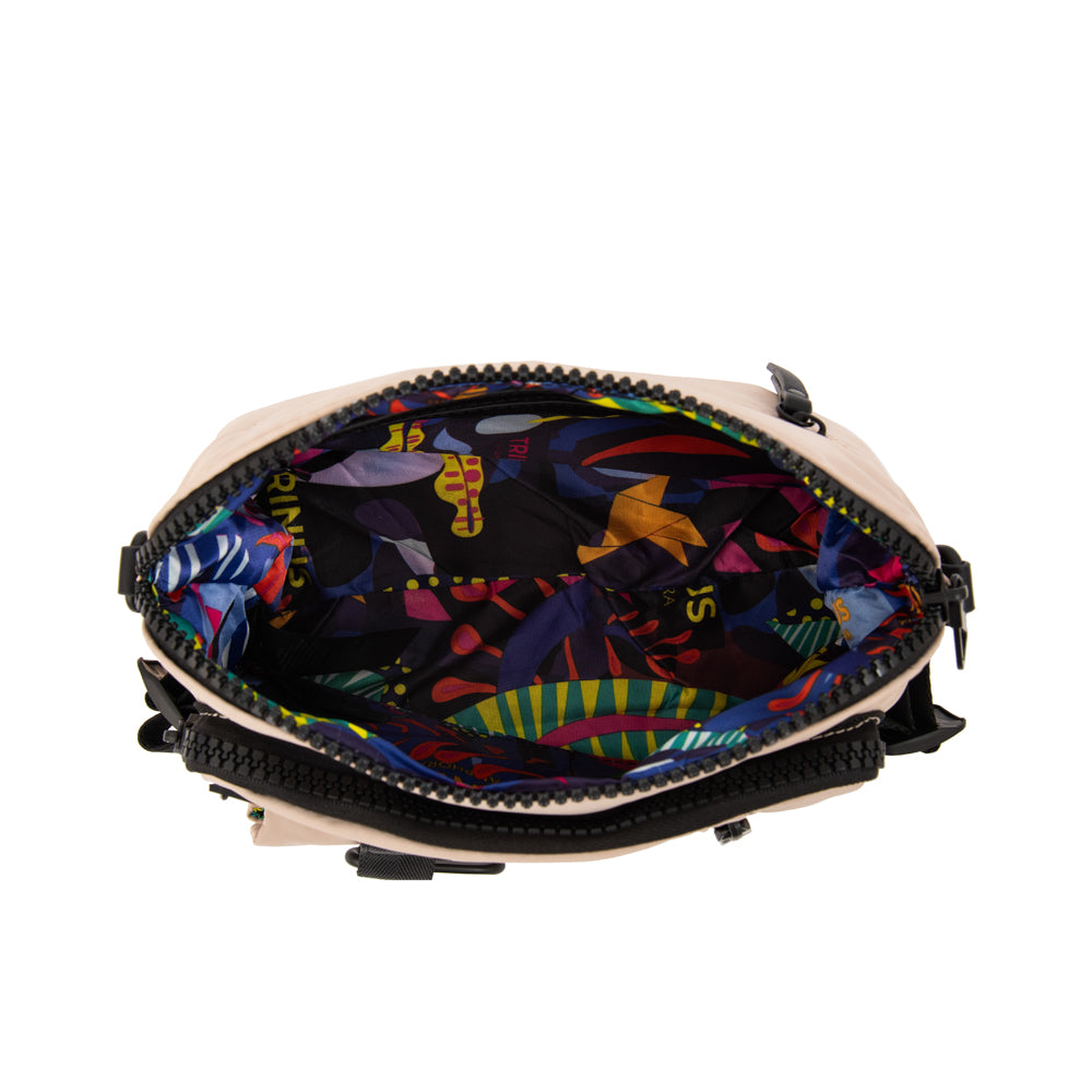 Cartera Bandolera regina mediana beige