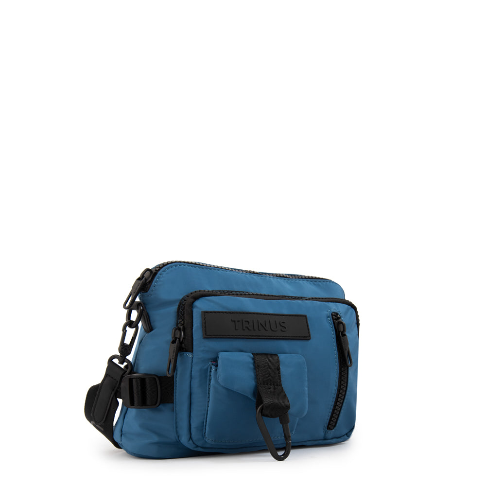 Cartera bandolera regina mediana azul