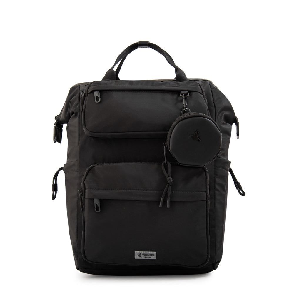 Mochila con colgante pilar grande negro