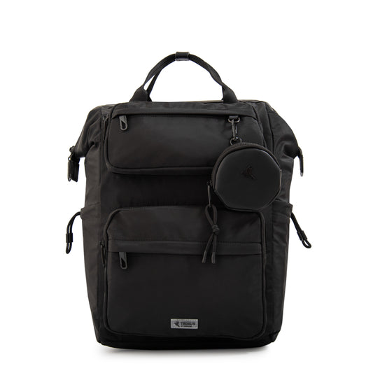 Mochila con colgante pilar grande negro