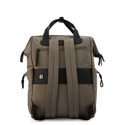 Mochila con colgante pilar grande verde oliva