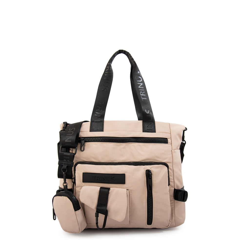Cartera tote regina beige