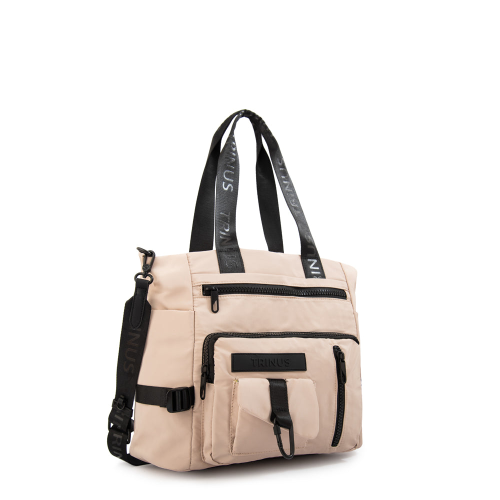 Cartera tote regina beige