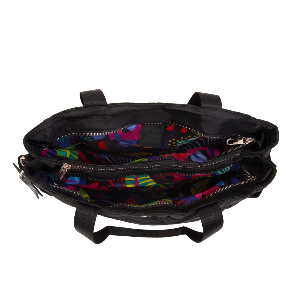 Cartera tote porta notebook australia negro