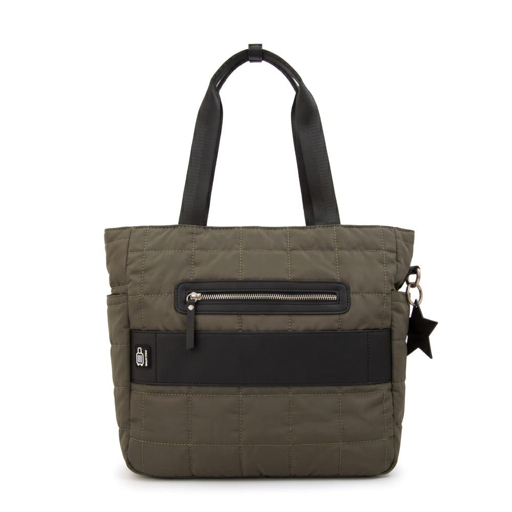 Cartera tote porta notebook australia verde oliva