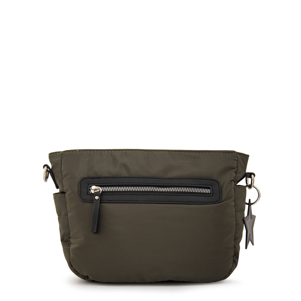Cartera bandolera australia mediana verde oliva