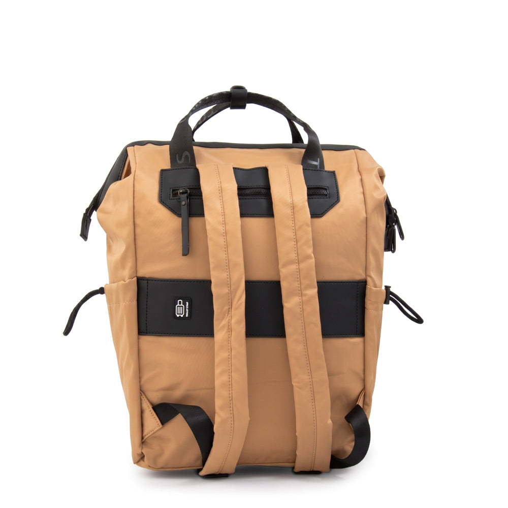 Mochila porta notebook singapur beige oscuro