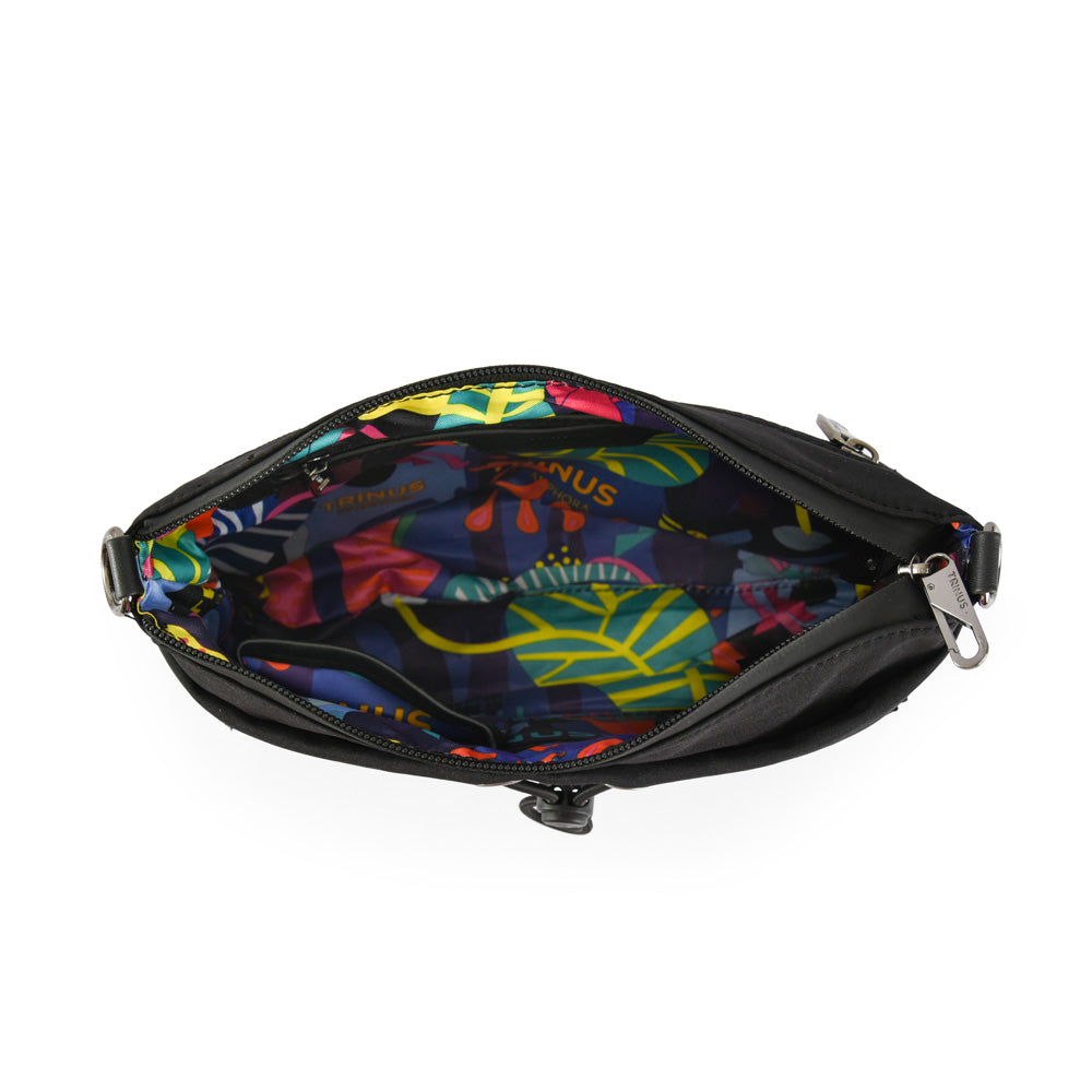 Cartera bandolera pequeña zagora negro