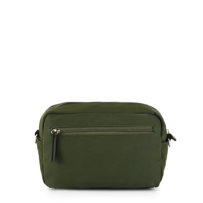 Cartera bandolera pequeña eira verde oliva