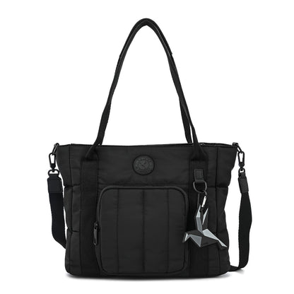 Cartera tote tres divisiones mediana florence negro