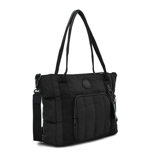 Cartera tote tres divisiones florence mediana negro