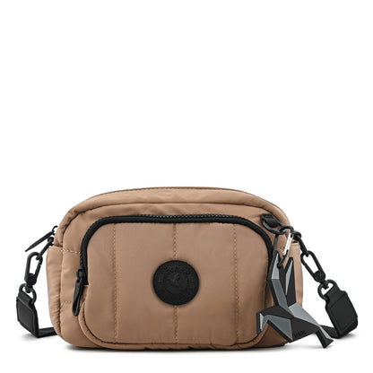 Cartera bandolera mediana florence beige